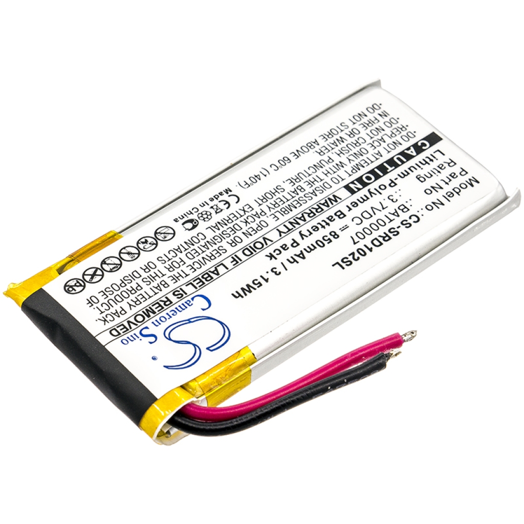Batería para auriculares inalámbricos Cardo CS-SRD102SL