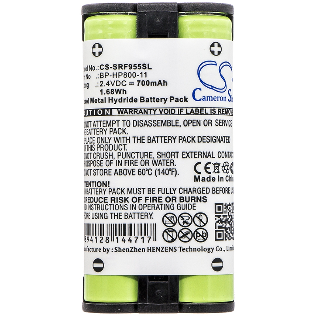 Batería para auriculares inalámbricos Sony CS-SRF955SL