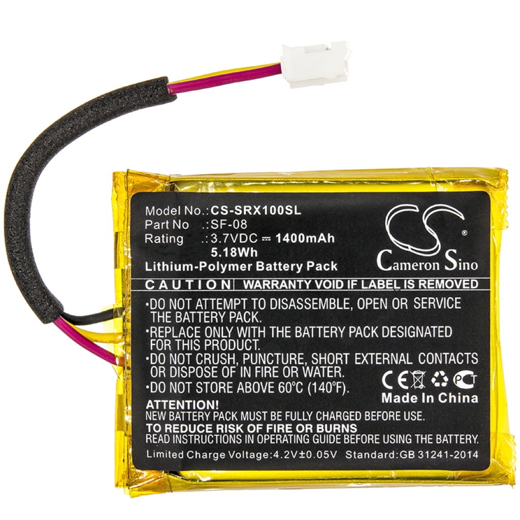 Batería para auriculares inalámbricos Sony CS-SRX100SL