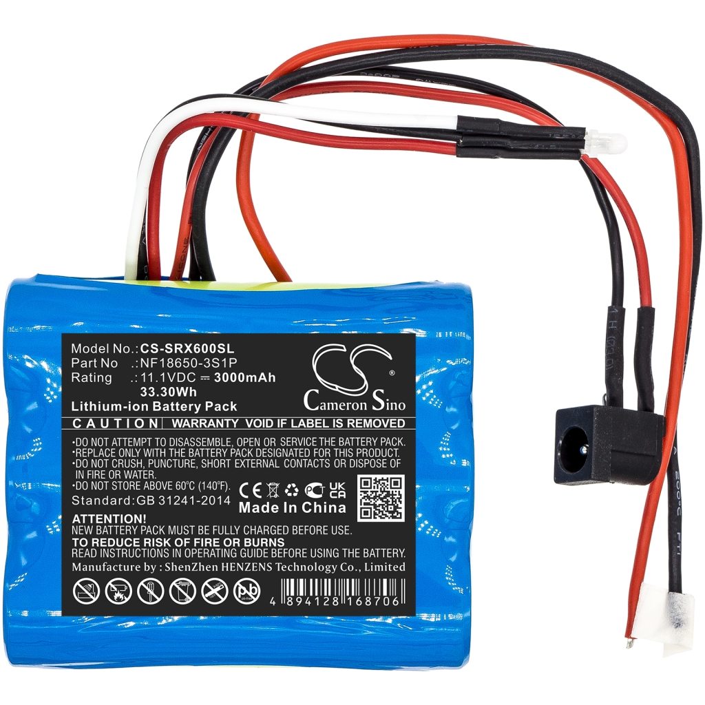 Batería para herramientas eléctricas Sherpa CS-SRX600SL