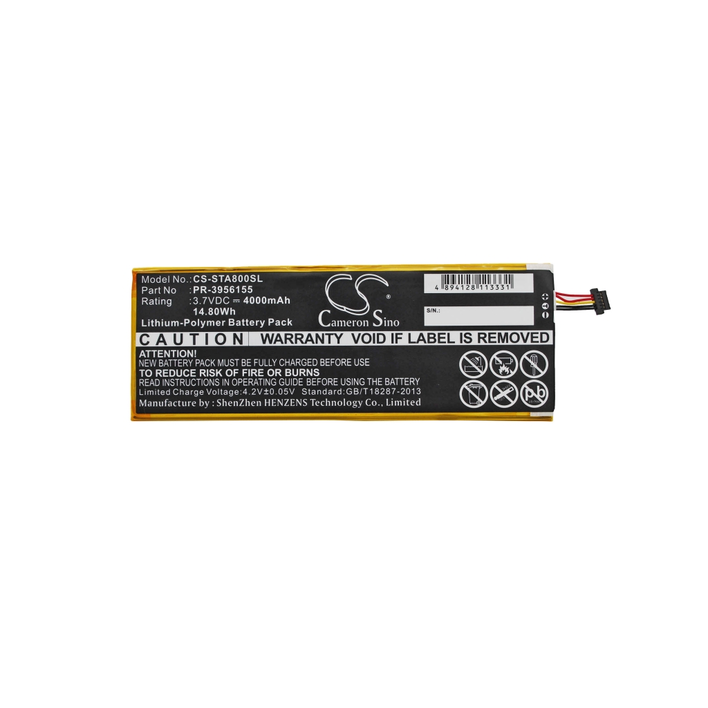 Batería de la tableta Insignia CS-STA800SL
