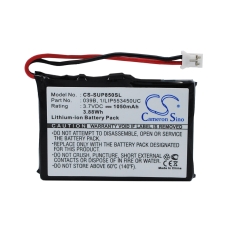 Reemplazo de batería compatible para Microtracker 039B,1/LIP553450UC