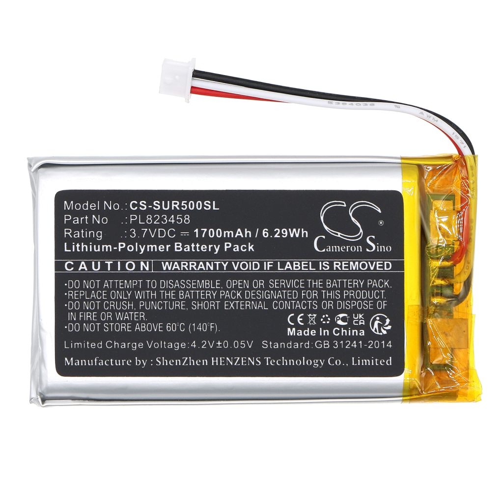 Batería del mando a distancia Savant CS-SUR500SL
