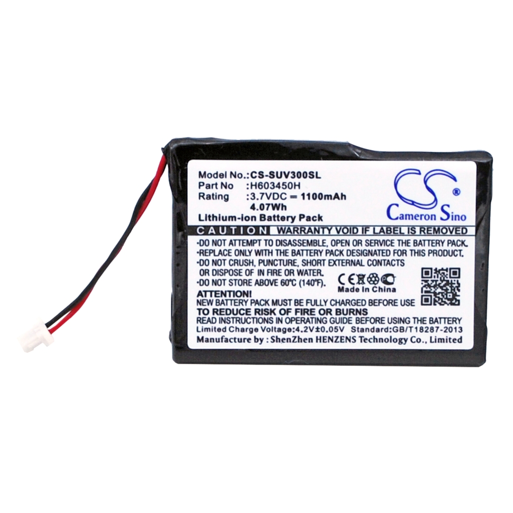 GPS, Batería del Navegador Sureshotgps CS-SUV300SL
