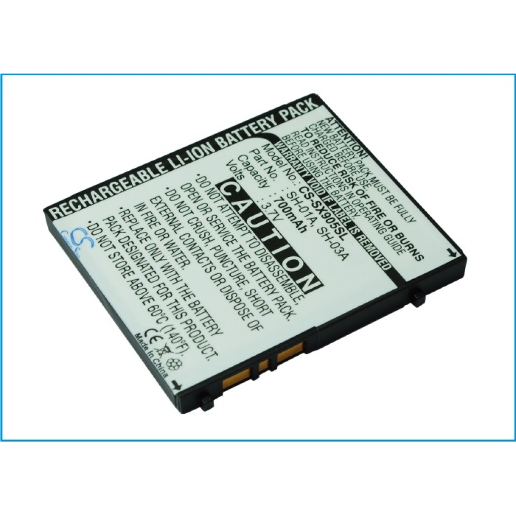 Batería del teléfono móvil Sharp SH-04B