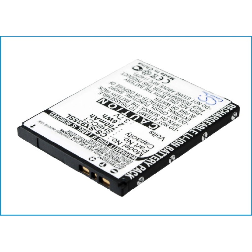 Batería del teléfono móvil Sharp 933SH