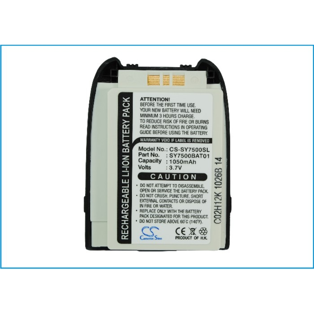 Batería del teléfono móvil Sanyo CS-SY7500SL