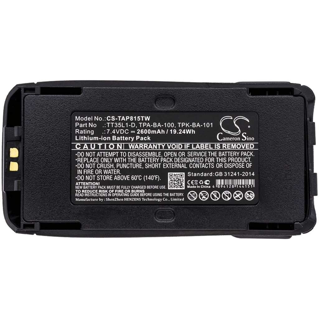 Baterías Sustituye TPK-BA-100