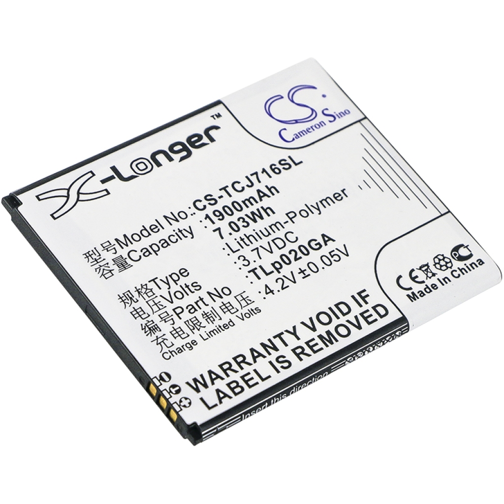 Batería del teléfono móvil TCL CS-TCJ716SL