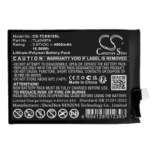 Reemplazo de batería compatible para Sharp TLP049FA