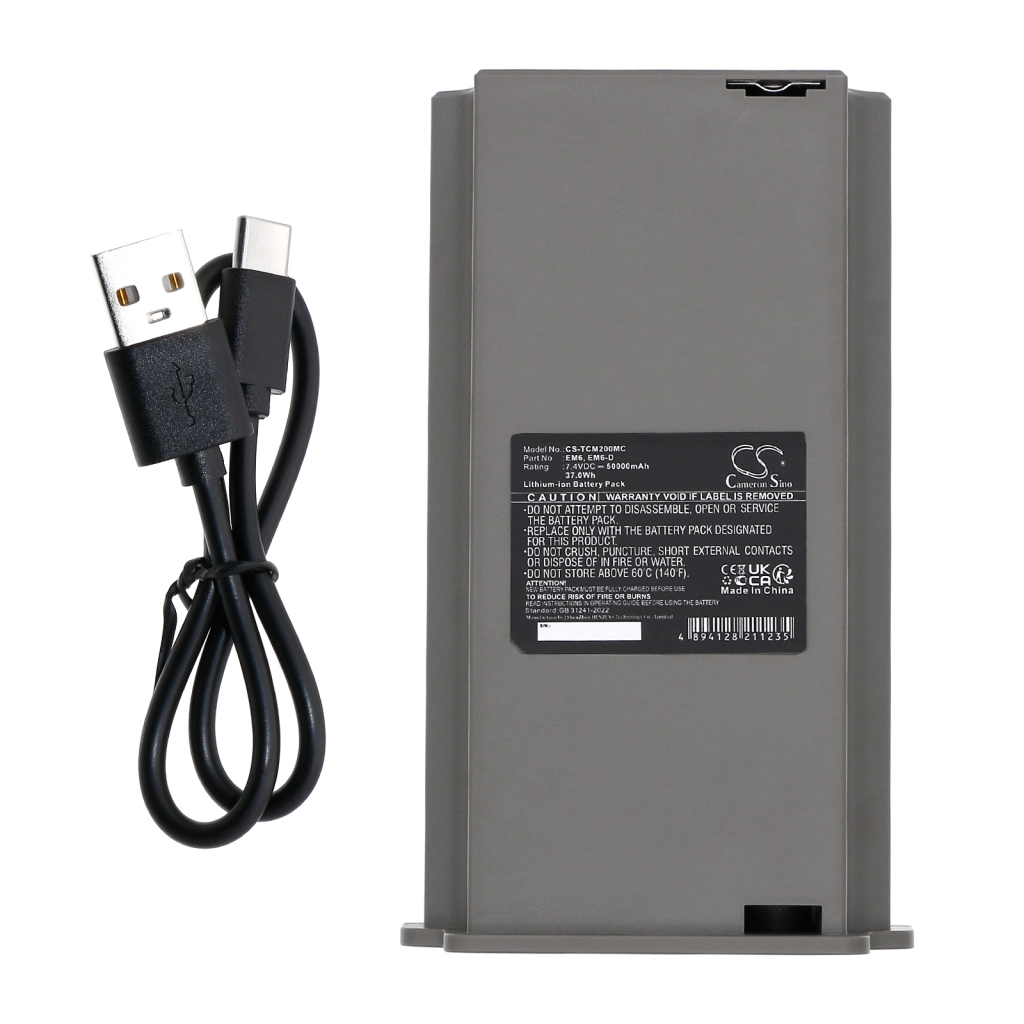 Baterías para equipos deportivos Tactacam CS-TCM200MC