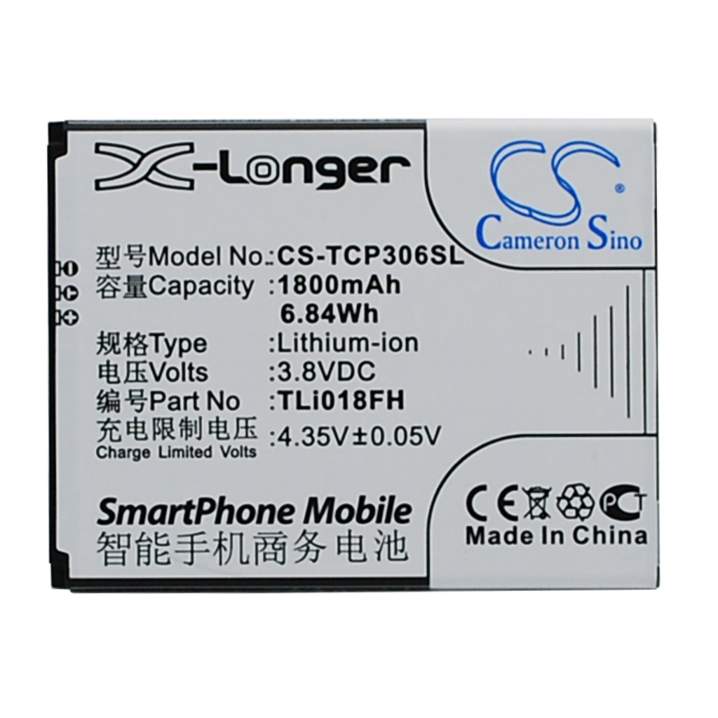 Batería del teléfono móvil TCL P306C