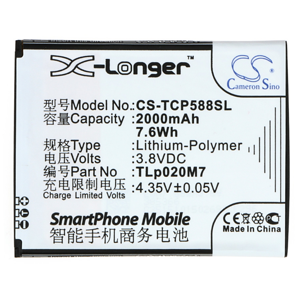 Batería del teléfono móvil TCL CS-TCP588SL