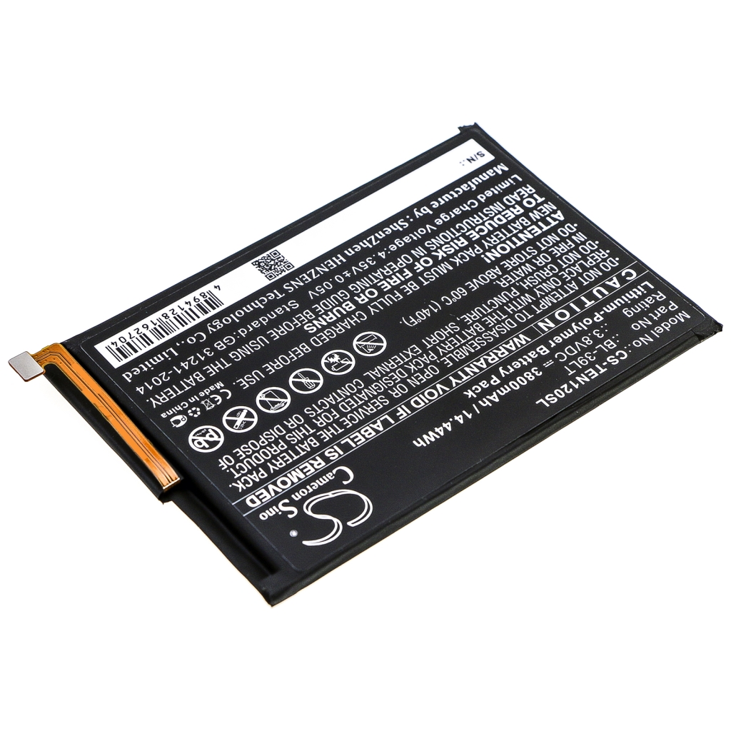 Batería del teléfono móvil Tecno CS-TEN120SL