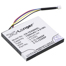 Reemplazo de batería compatible para Texas Instruments 1815 F071D,3.7L1060SP,3.7L1200SP,3.7L1230SP,541383800002-G0311...