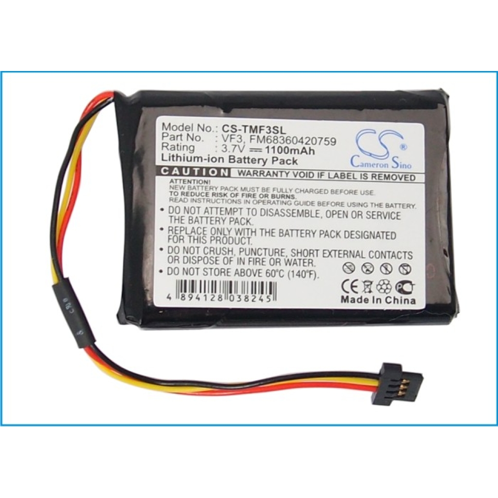 GPS, Batería del Navegador TomTom CS-TMF3SL