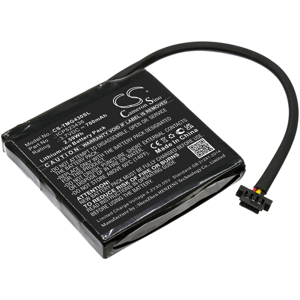 GPS, Batería del Navegador TomTom CS-TMG430SL