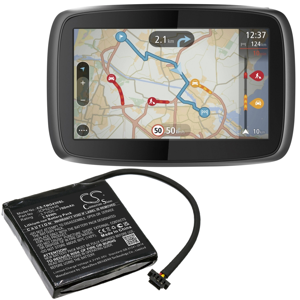 GPS, Batería del Navegador TomTom CS-TMG430SL