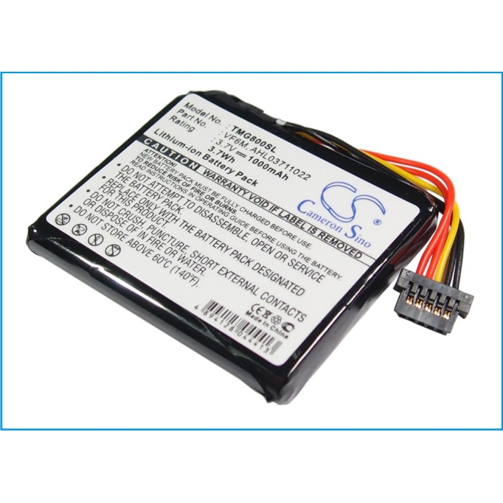 GPS, Batería del Navegador TomTom CS-TMG800SL