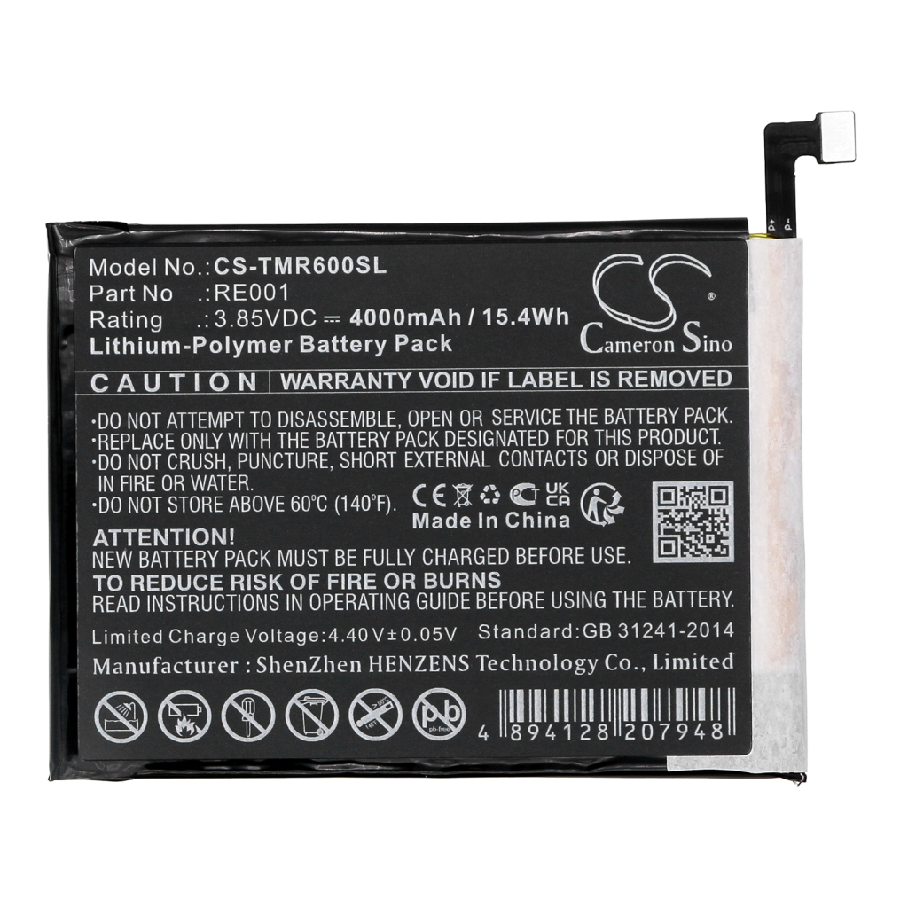 Batería del teléfono móvil T-Mobile CS-TMR600SL