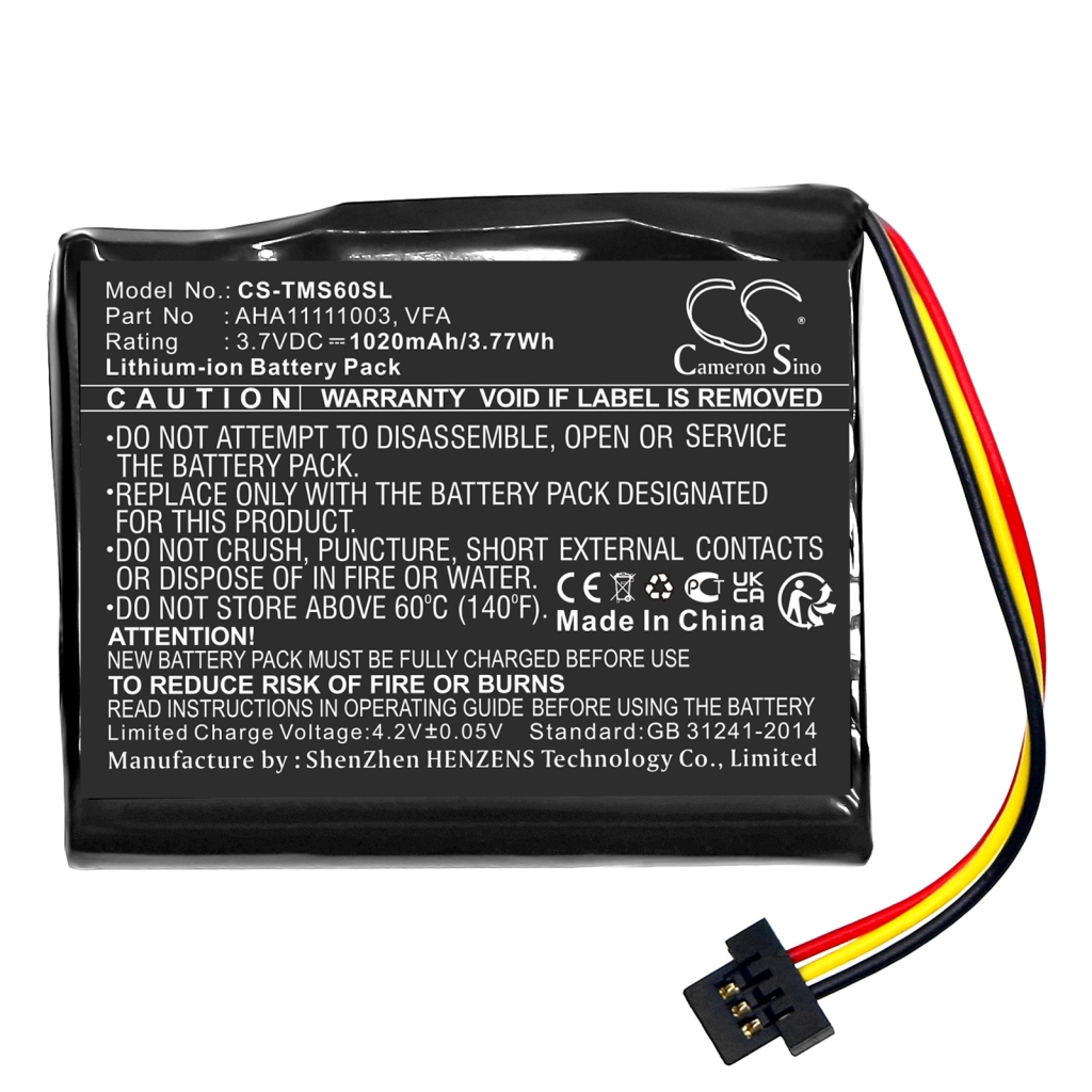 GPS, Batería del Navegador TomTom CS-TMS60SL