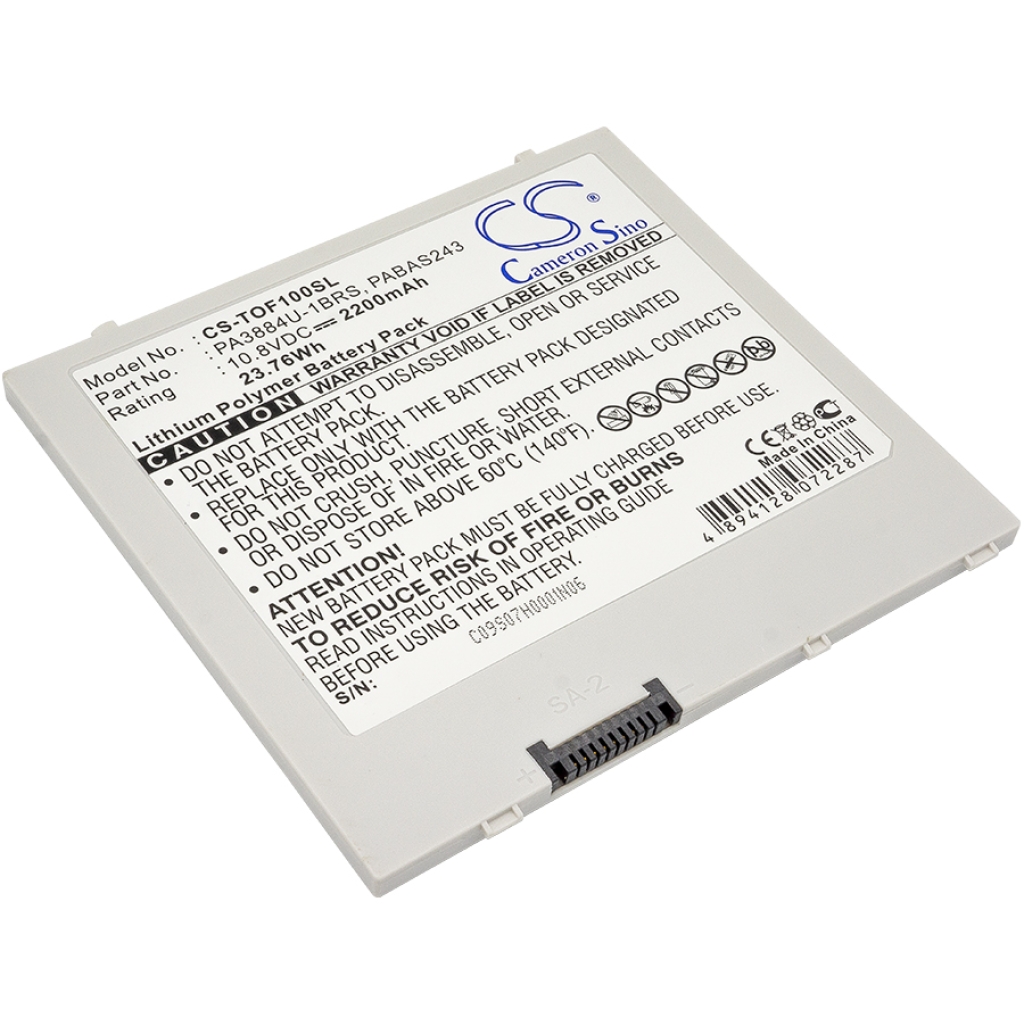 Batería de la tableta Toshiba CS-TOF100SL