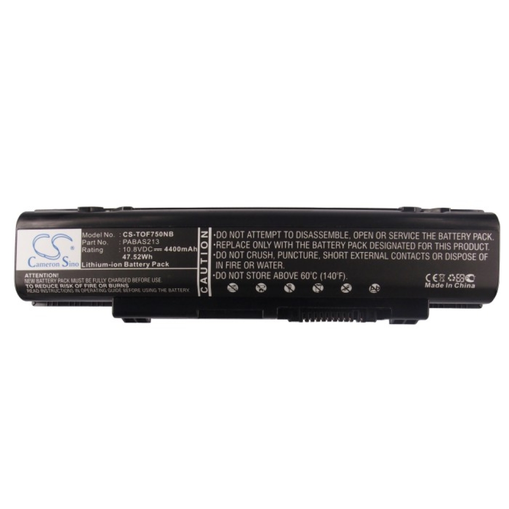 Batería para portátil Toshiba CS-TOF750NB