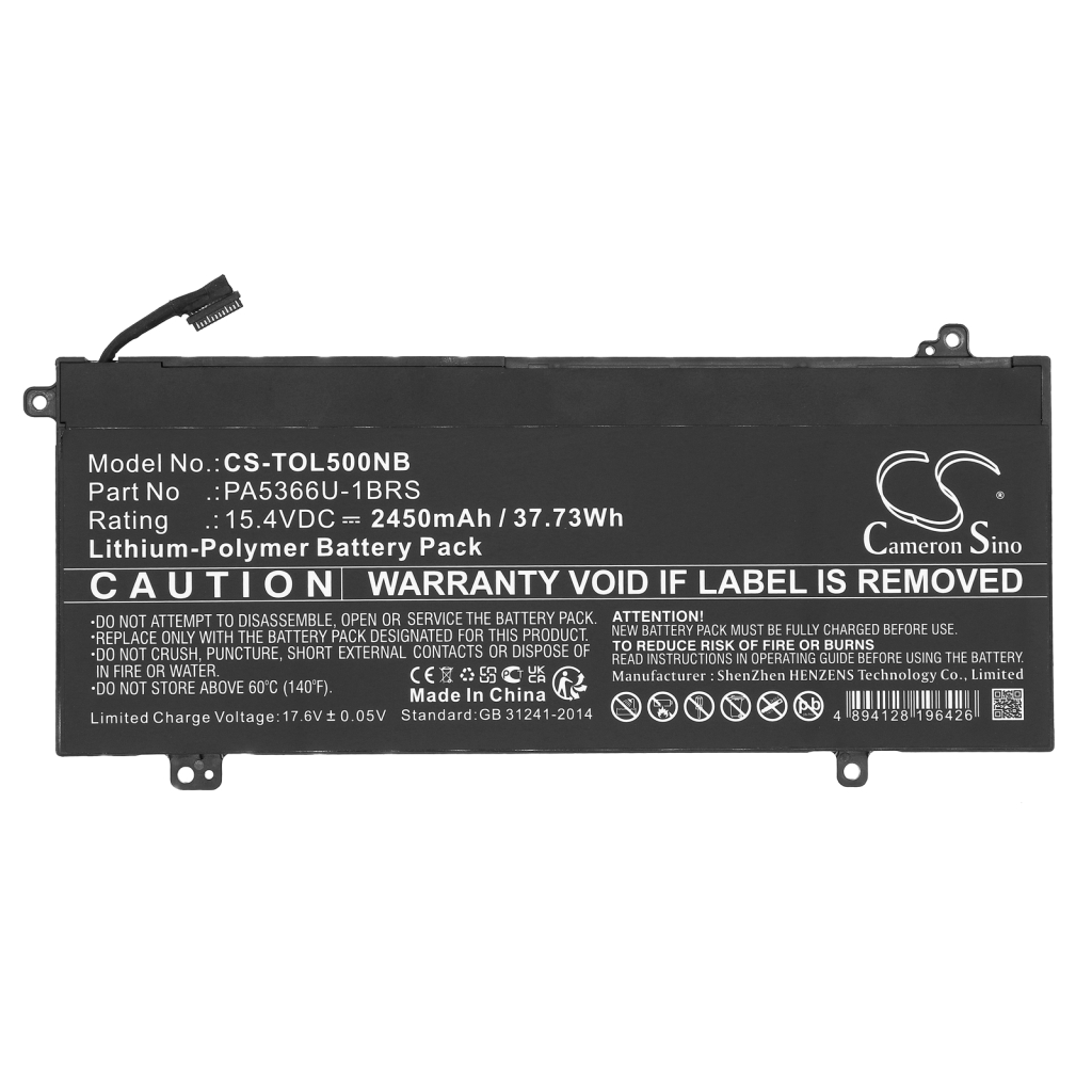 Batería para portátil Toshiba CS-TOL500NB