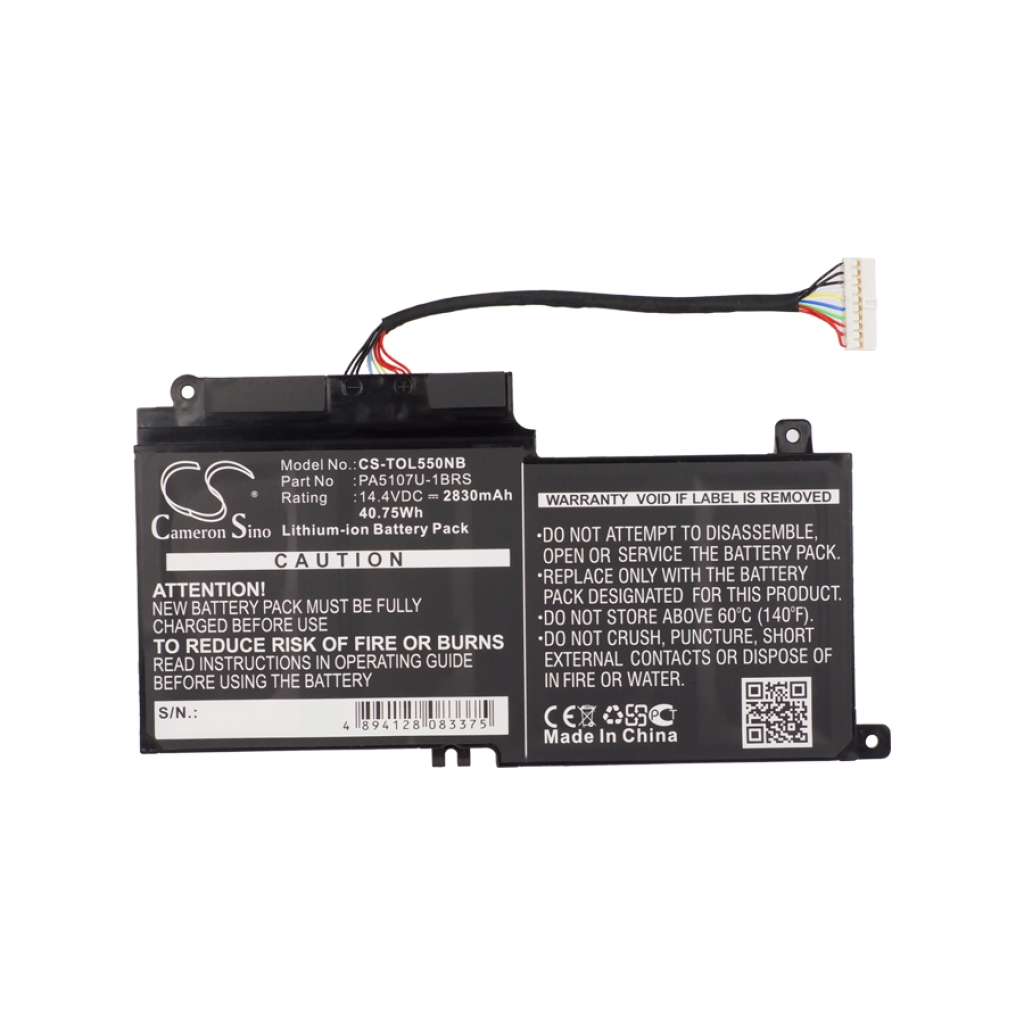 Batería para portátil Toshiba CS-TOL550NB