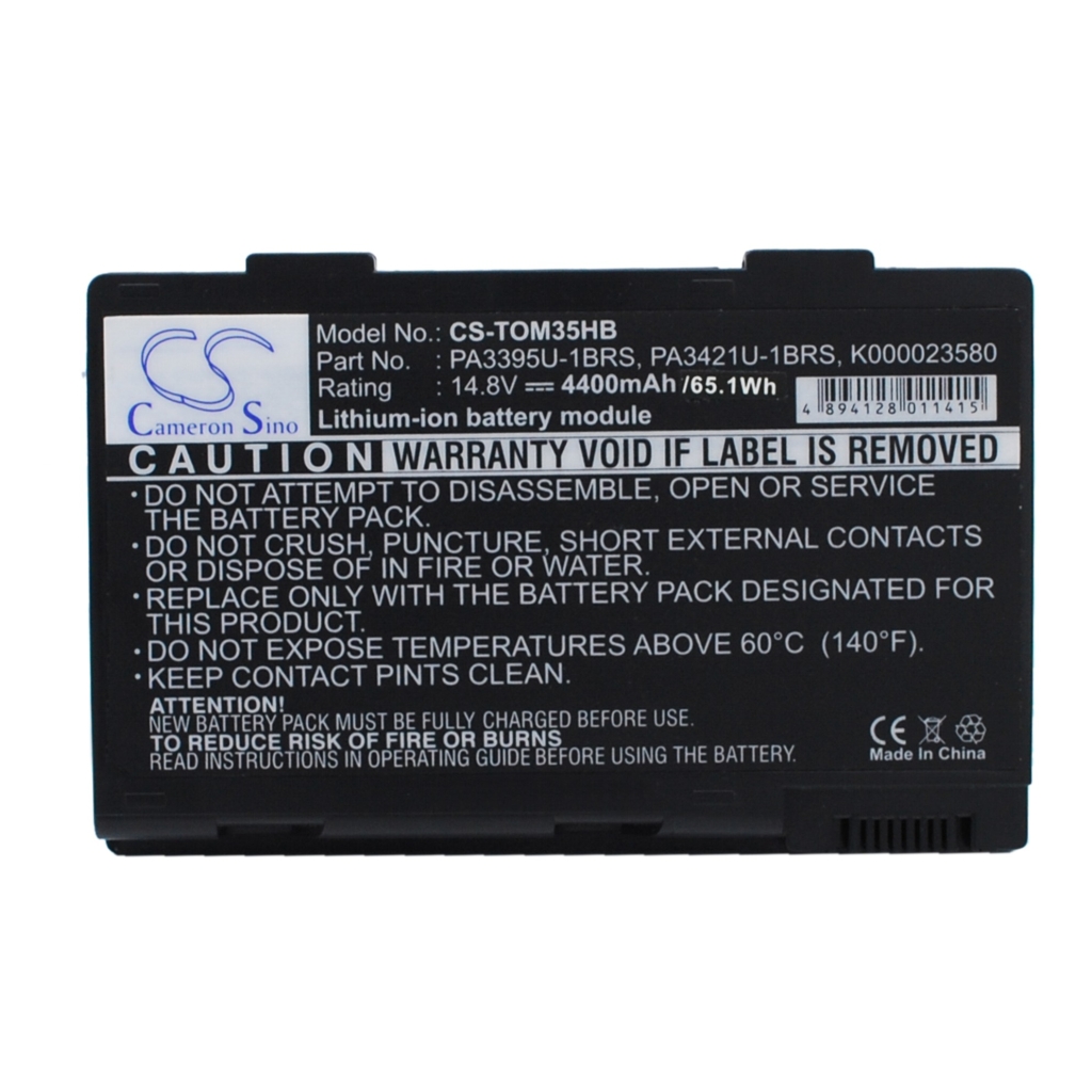 Batería para portátil Toshiba CS-TOM35HB