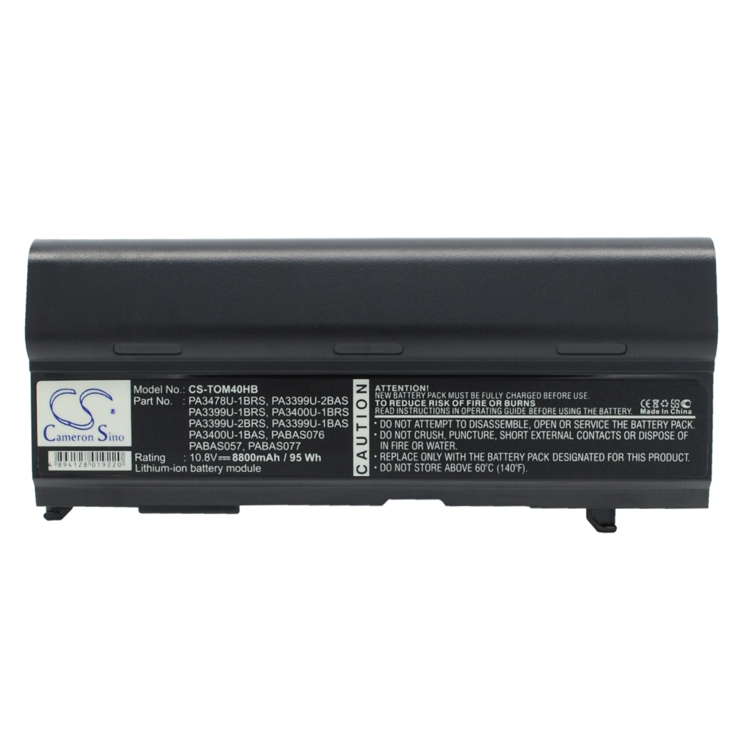 Baterías Sustituye PA3399U-2BAS