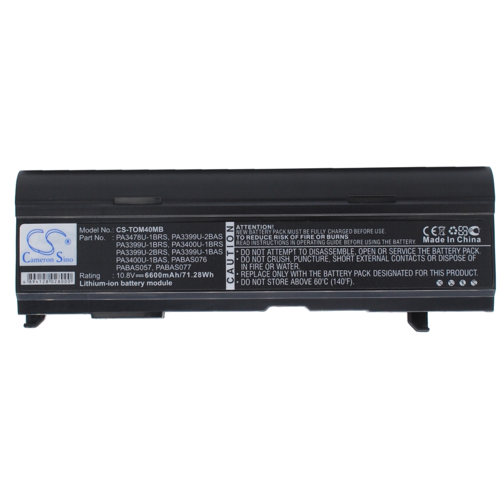 Baterías Sustituye PA3399U-2BAS