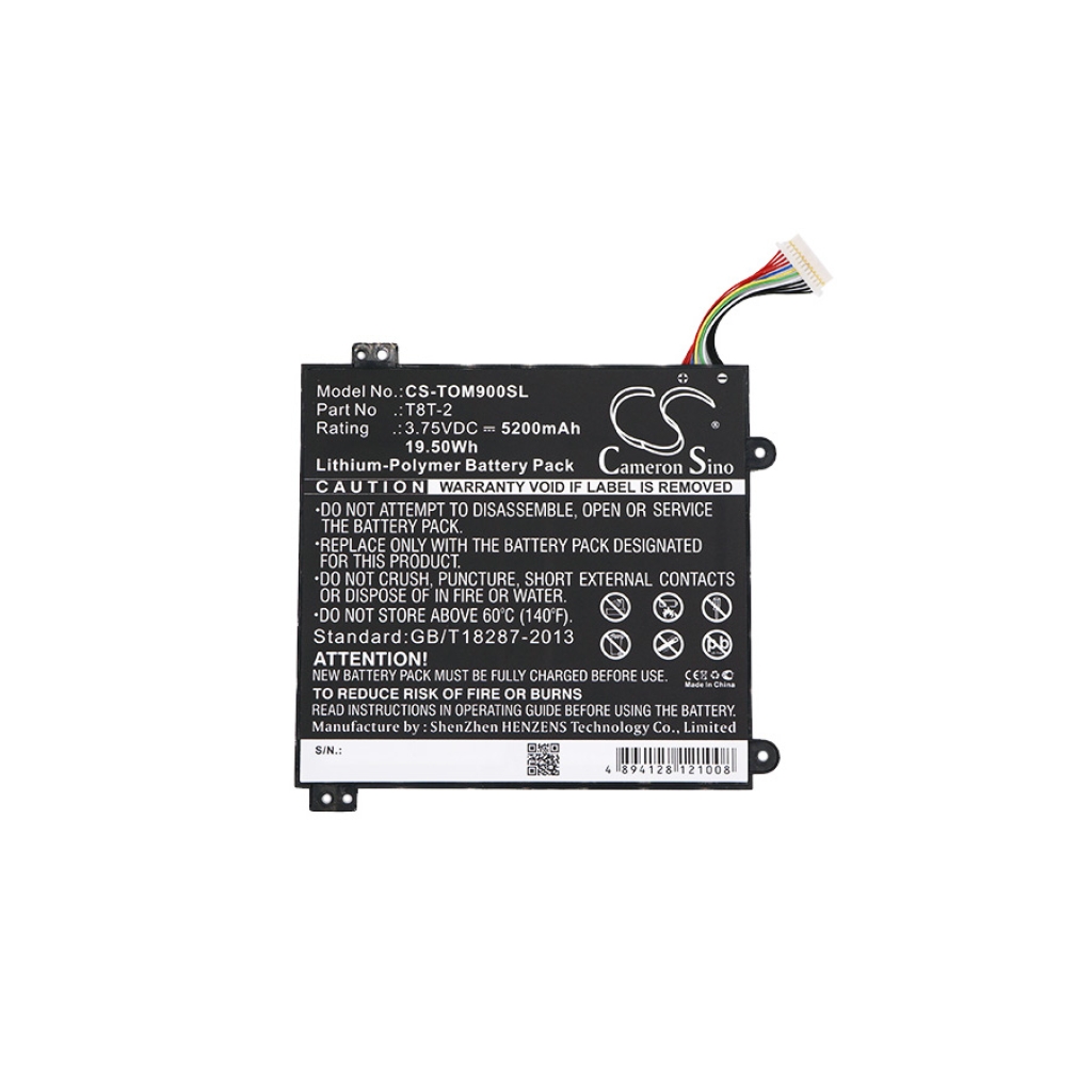 Batería de la tableta Toshiba CS-TOM900SL