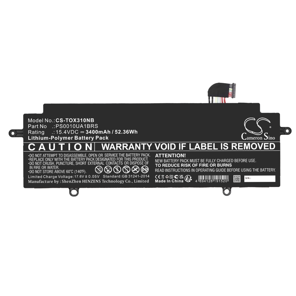 Batería para portátil Dynabook CS-TOX310NB