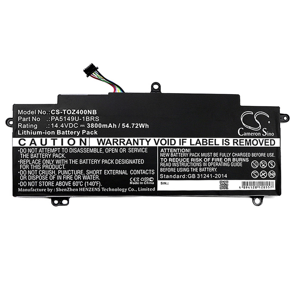 Batería para portátil Toshiba CS-TOZ400NB