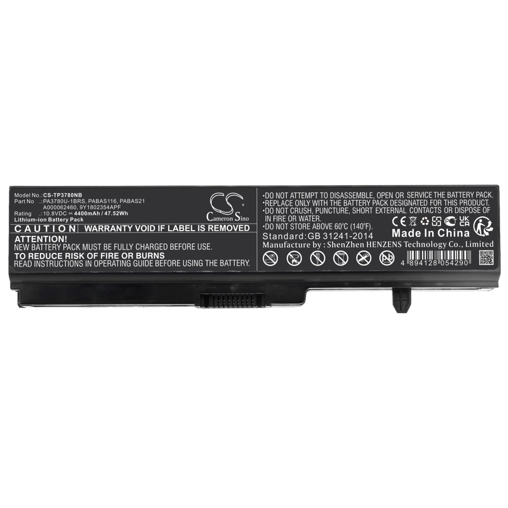 Batería para portátil Toshiba Satellite T110