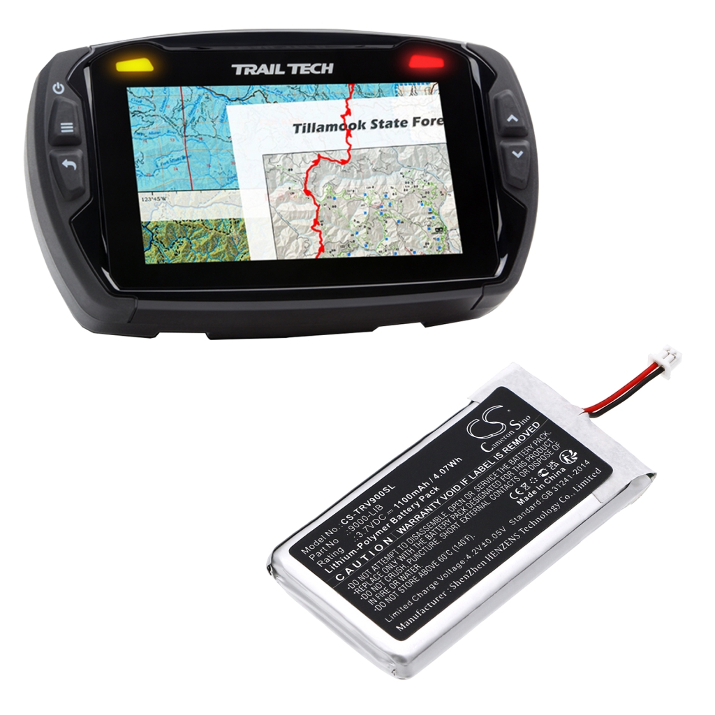 GPS, Batería del Navegador Trail tech CS-TRV900SL