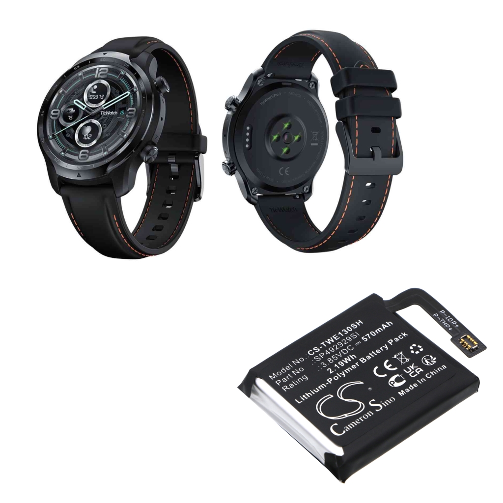 Batería Smartwatch Ticwatch CS-TWE130SH