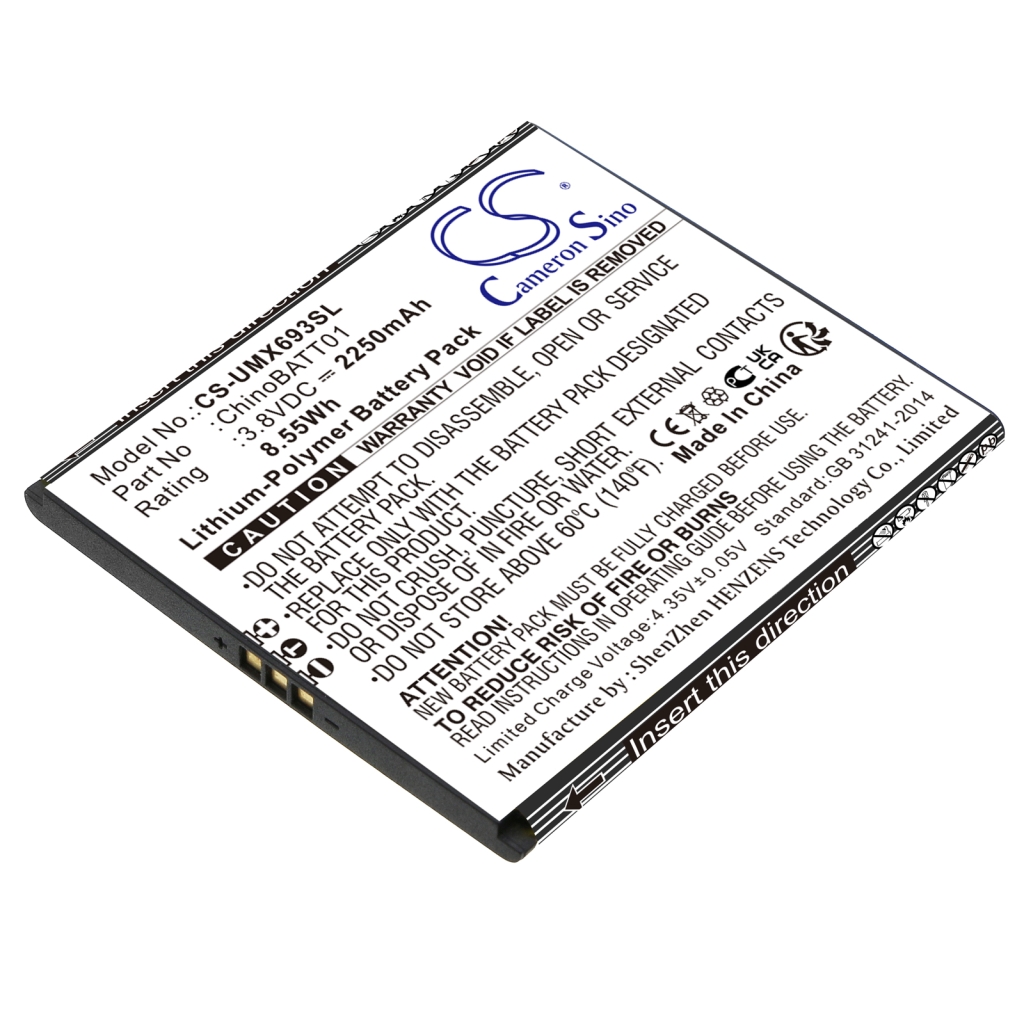 Batería del teléfono móvil Umx CS-UMX693SL