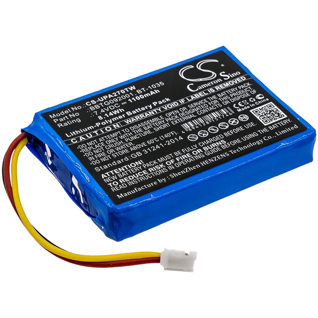 Batería de radio de dos vías Uniden CS-UPA270TW