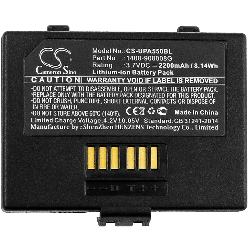 Batería de código de barras, escáner Unitech CS-UPA550BL