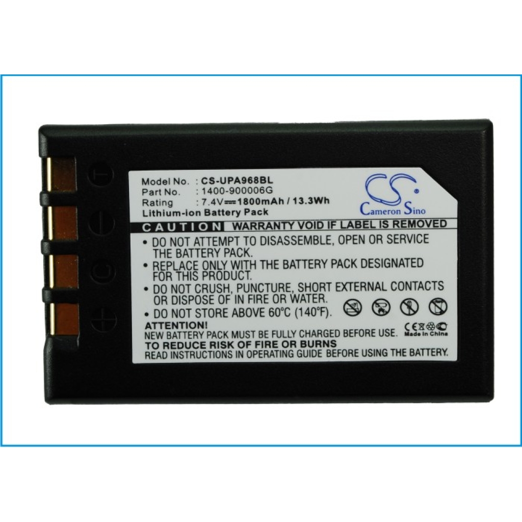 Batería de código de barras, escáner Unitech CS-UPA968BL