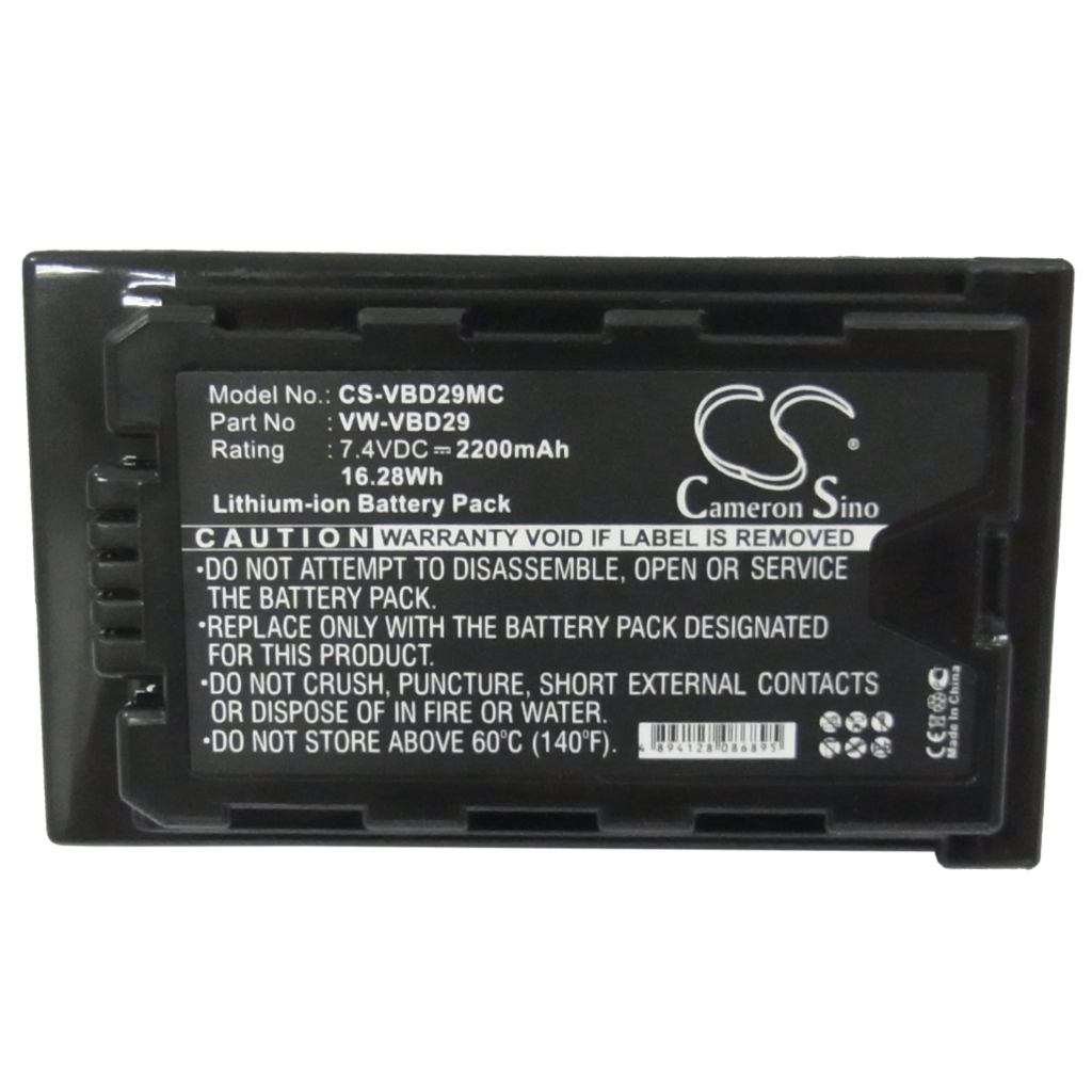 Batería de la cámara Panasonic HC-MDH2