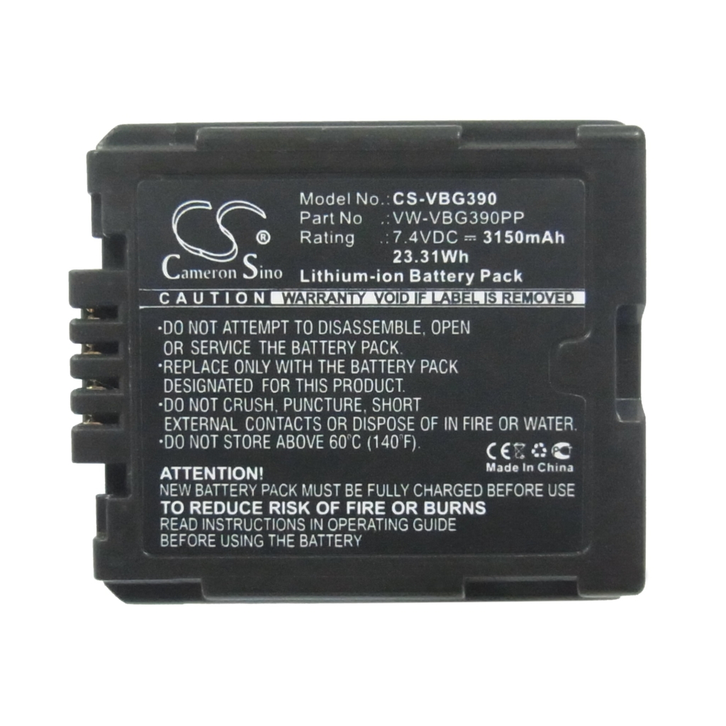 Batería de la cámara Panasonic HDC-DX3