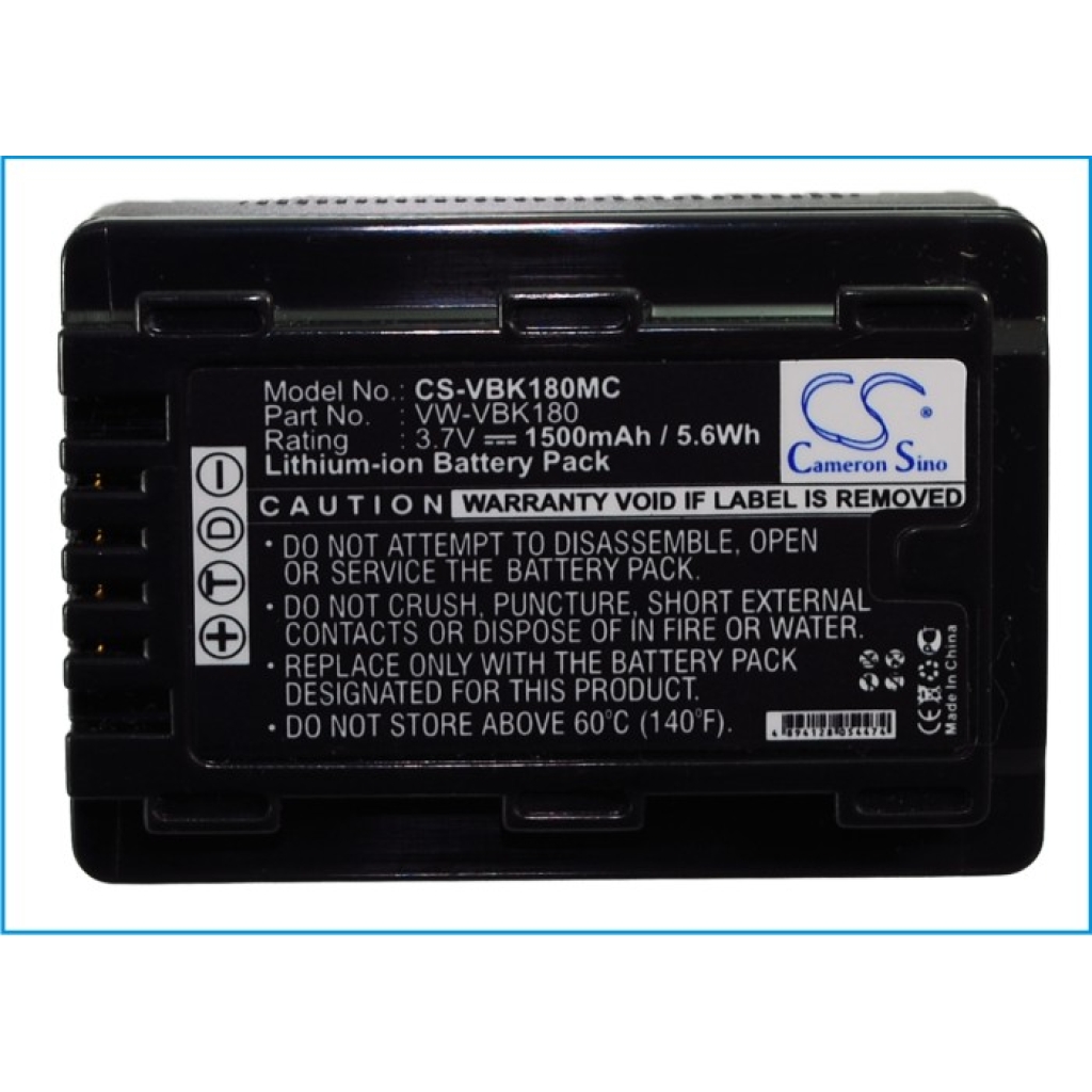Batería de la cámara Panasonic HDC-SD80PC
