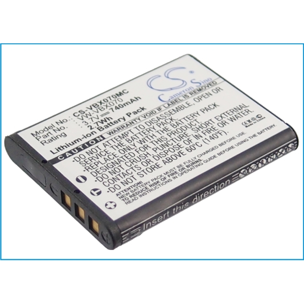 Batería de la cámara Panasonic HX-DC3R