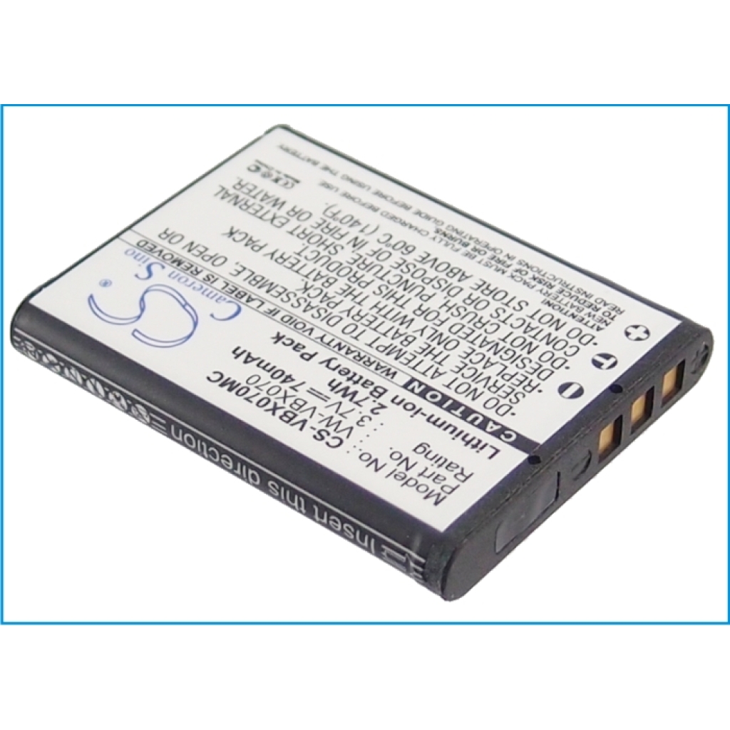 Batería de la cámara Panasonic HX-DC3R