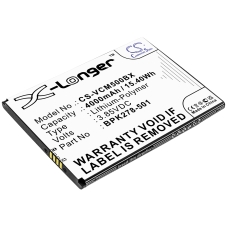 Reemplazo de batería compatible para Verifone BPK278-501