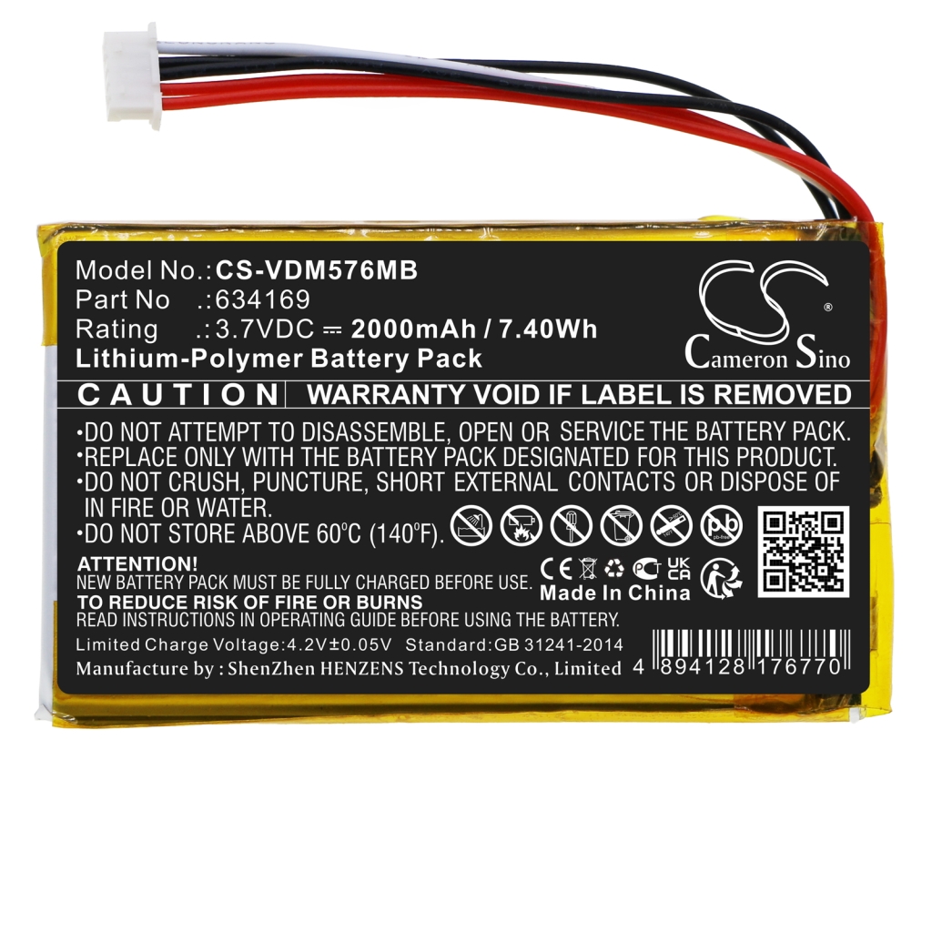 Baterías Sustituye 634169