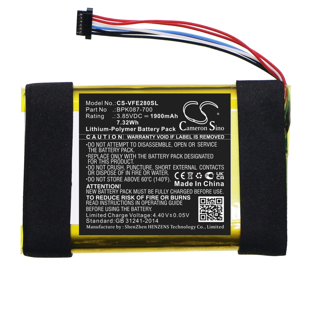 Terminal de pago Batería Verifone CS-VFE280SL